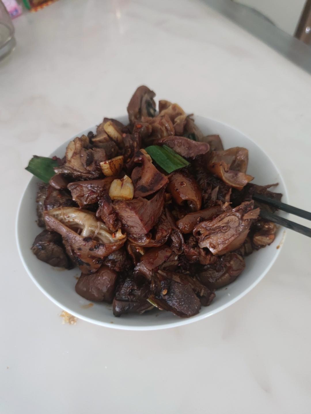 爆炒羊头肉