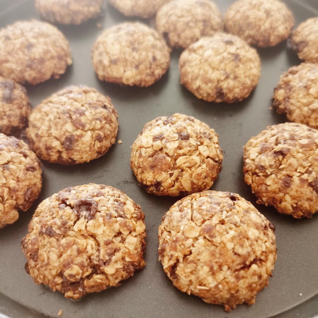 🍪燕麦红糖饼干—健康♥酥脆♥快手♥零失败