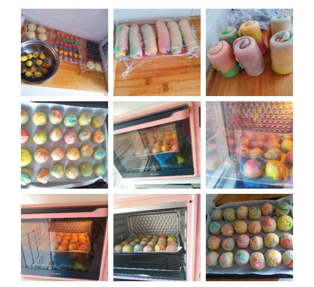 为爱种下一道彩虹：彩虹螺旋酥