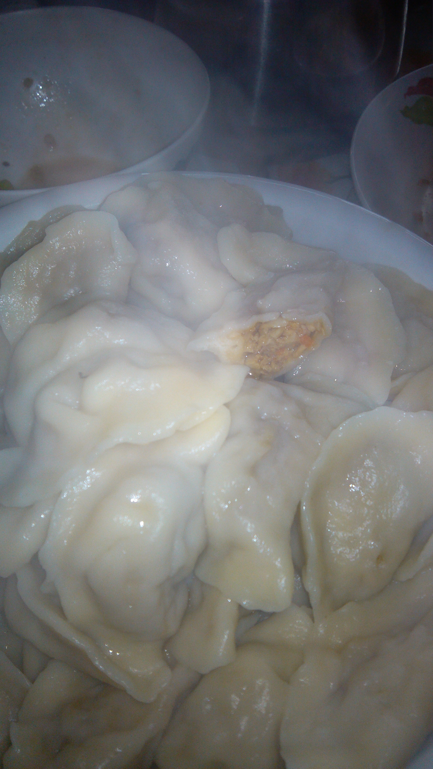 杏鲍菇大肉饺子