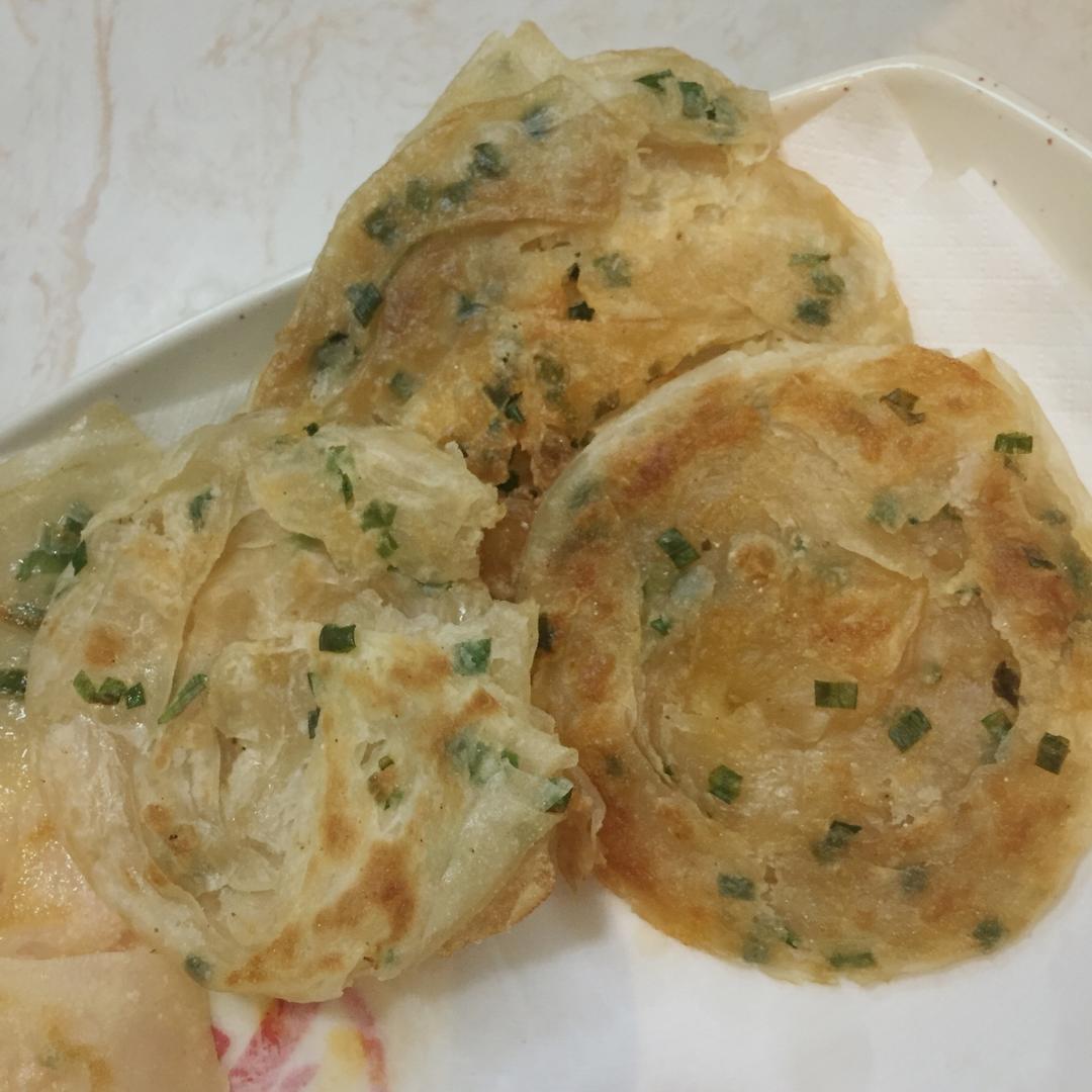 饺子皮葱油饼