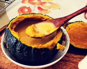 🎃秋天的味道～流沙南瓜浓汤 快手健康软糯🎃的做法 步骤7