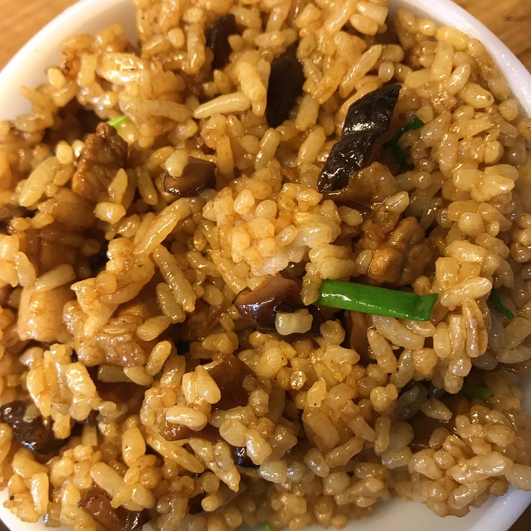 香菇肉丁油饭