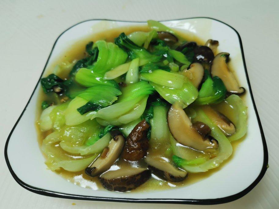 蚝油香菇油菜