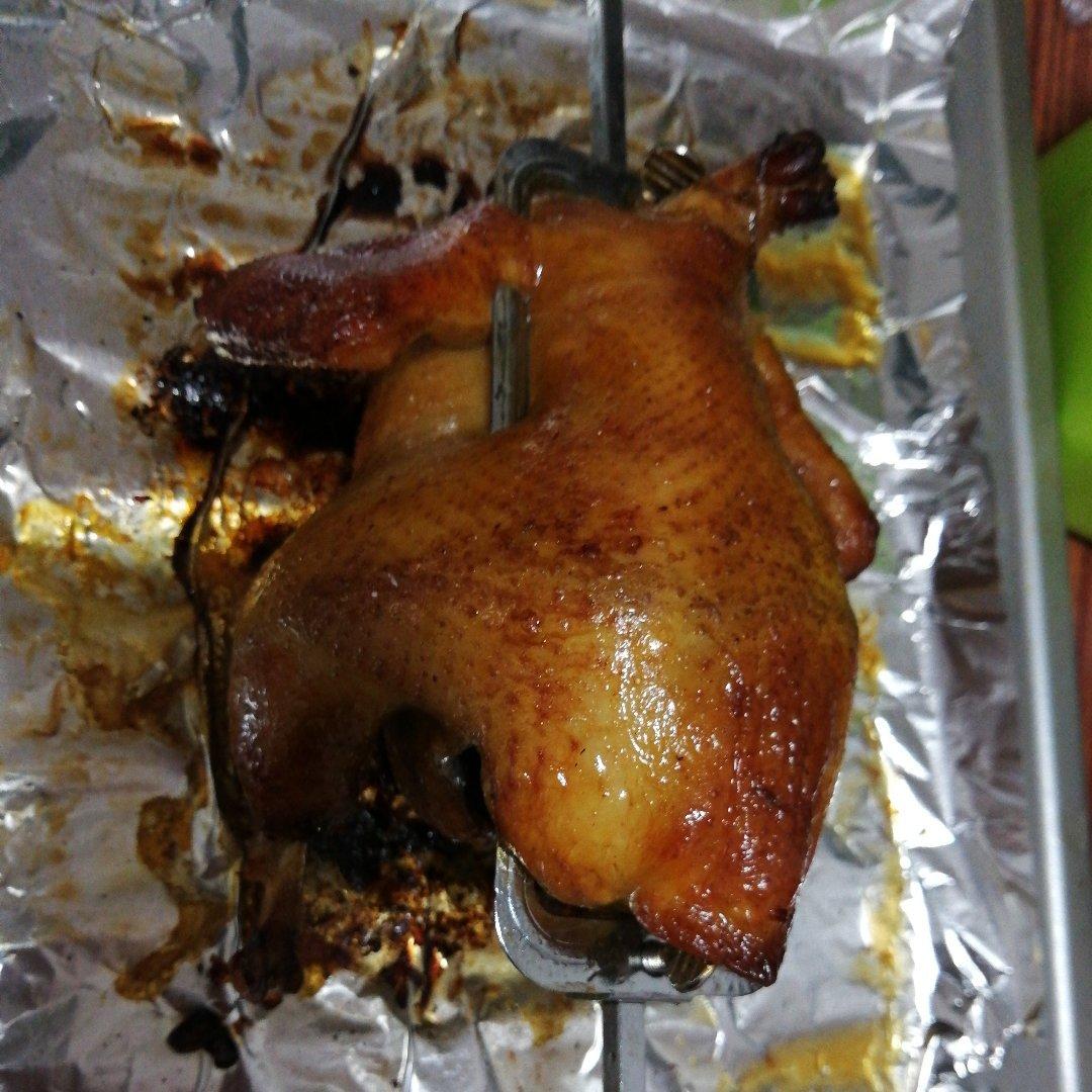 超简单的脆皮烤鸡