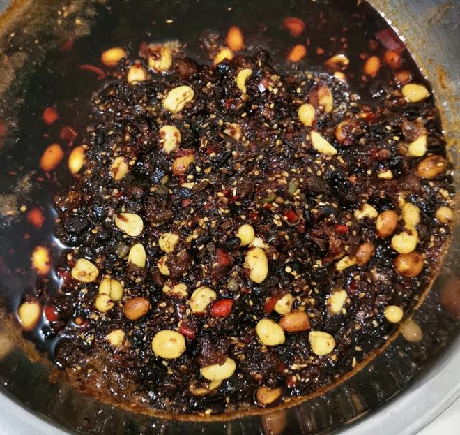 黑豆豉麻辣牛肉酱的做法