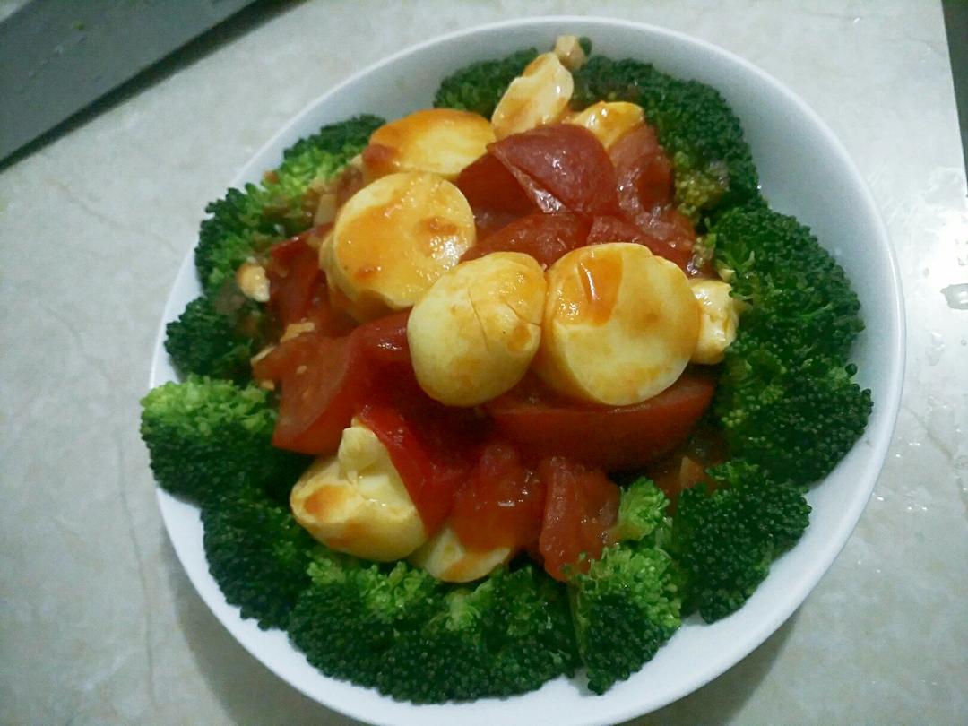西兰花日本豆腐