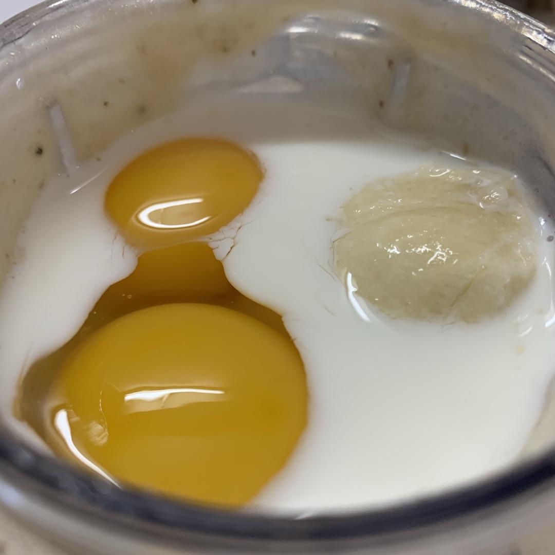 香蕉牛奶鸡蛋饼——免糖少油版