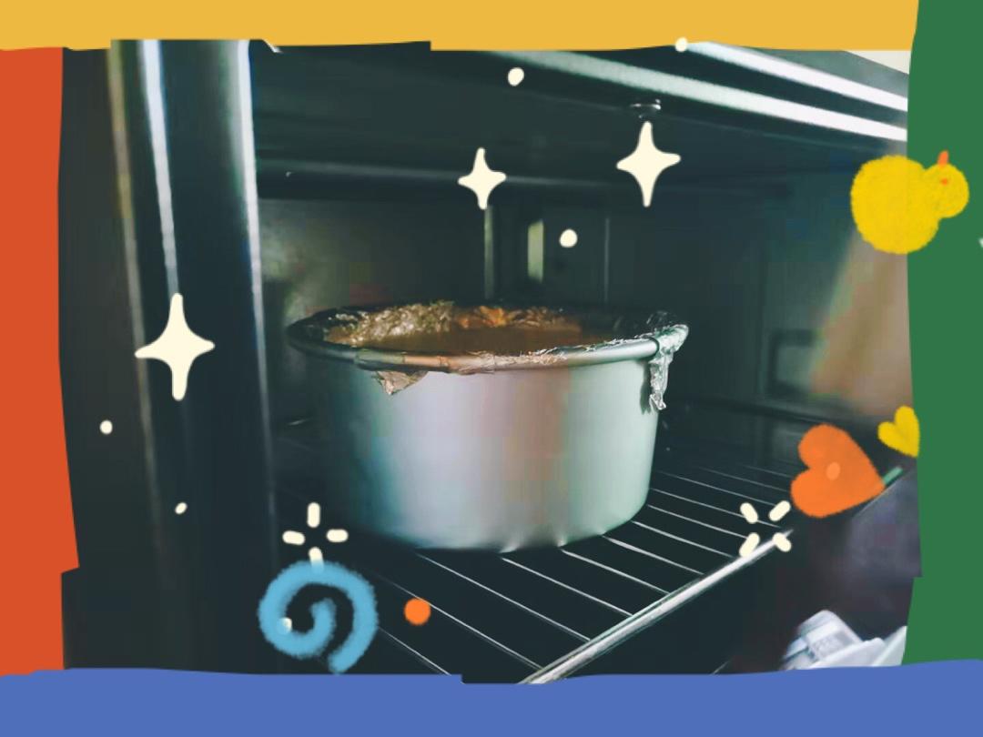 古早蛋糕 用6寸戚风模具 20克低糖版 新手零失败