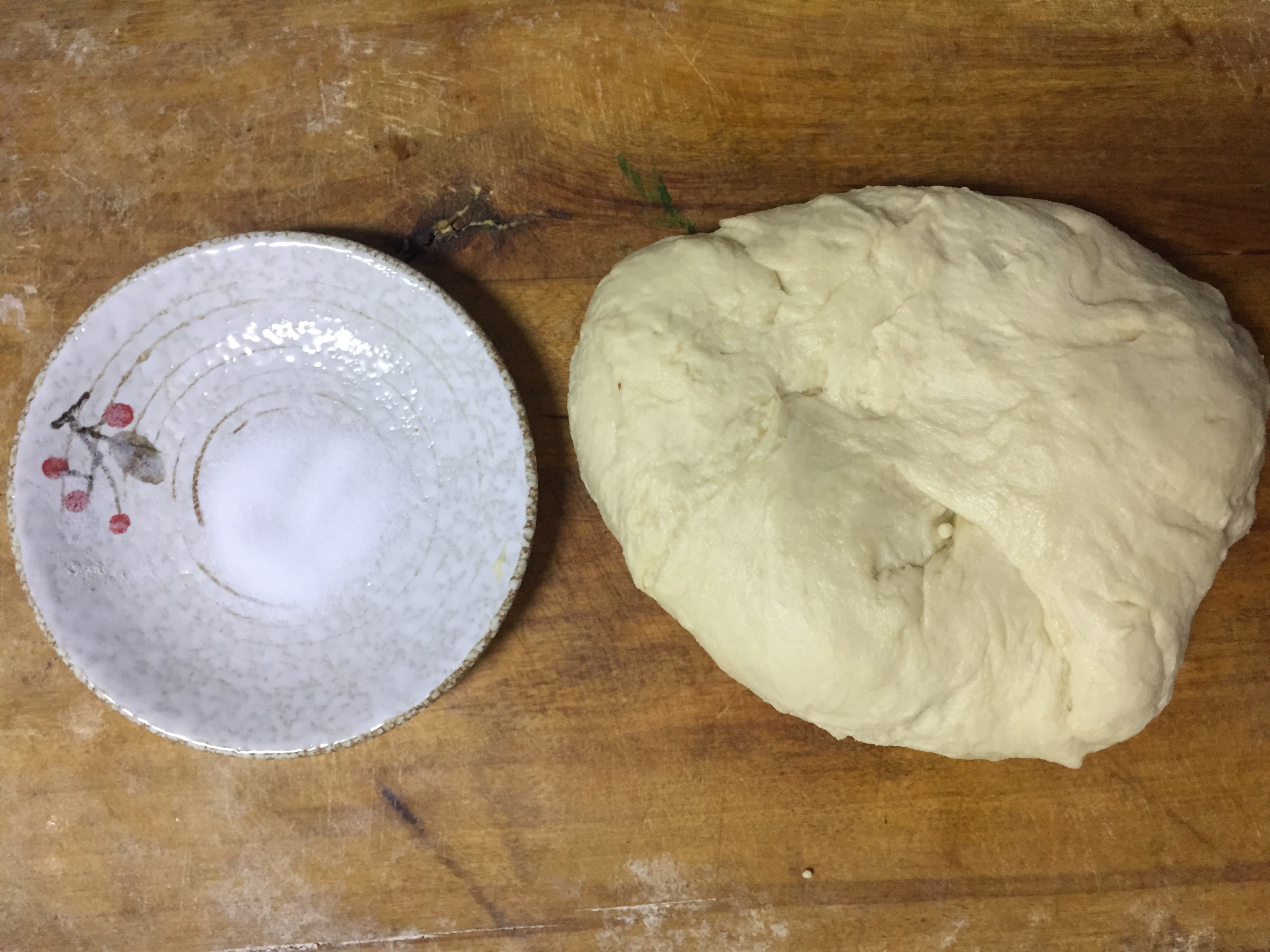 万用面包方（手揉手套膜）的做法 步骤6