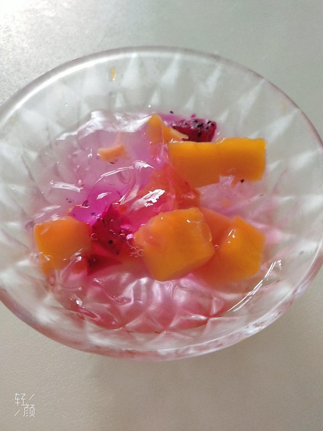 肖肖e57r做的零失败的火龙果果冻白凉粉版简单易操作
