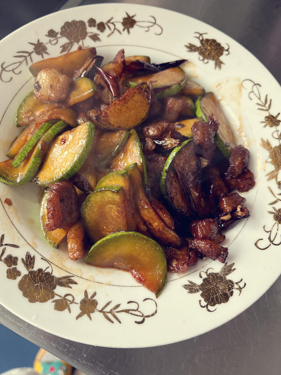 西葫芦炒肉