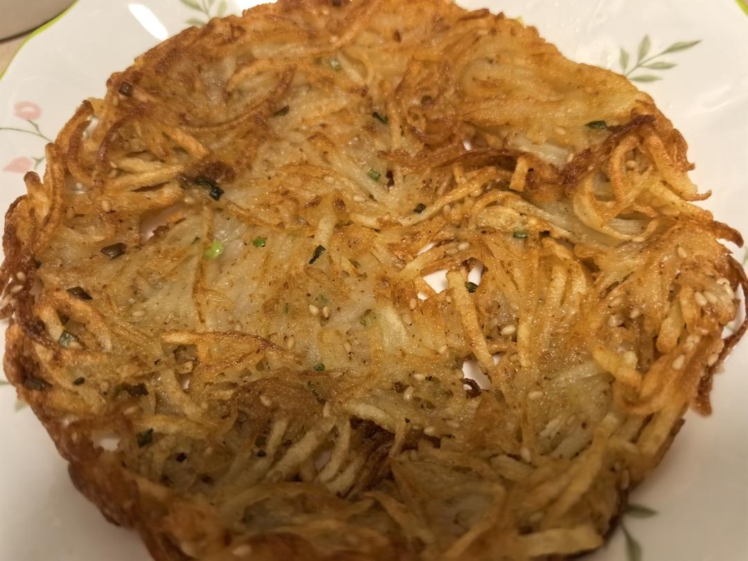 香煎土豆丝饼（超简单）