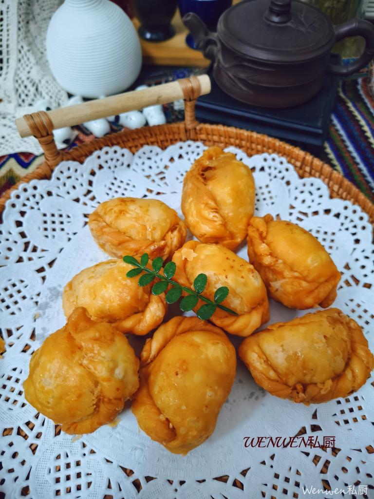 中秋美食～千层酥饺🥟