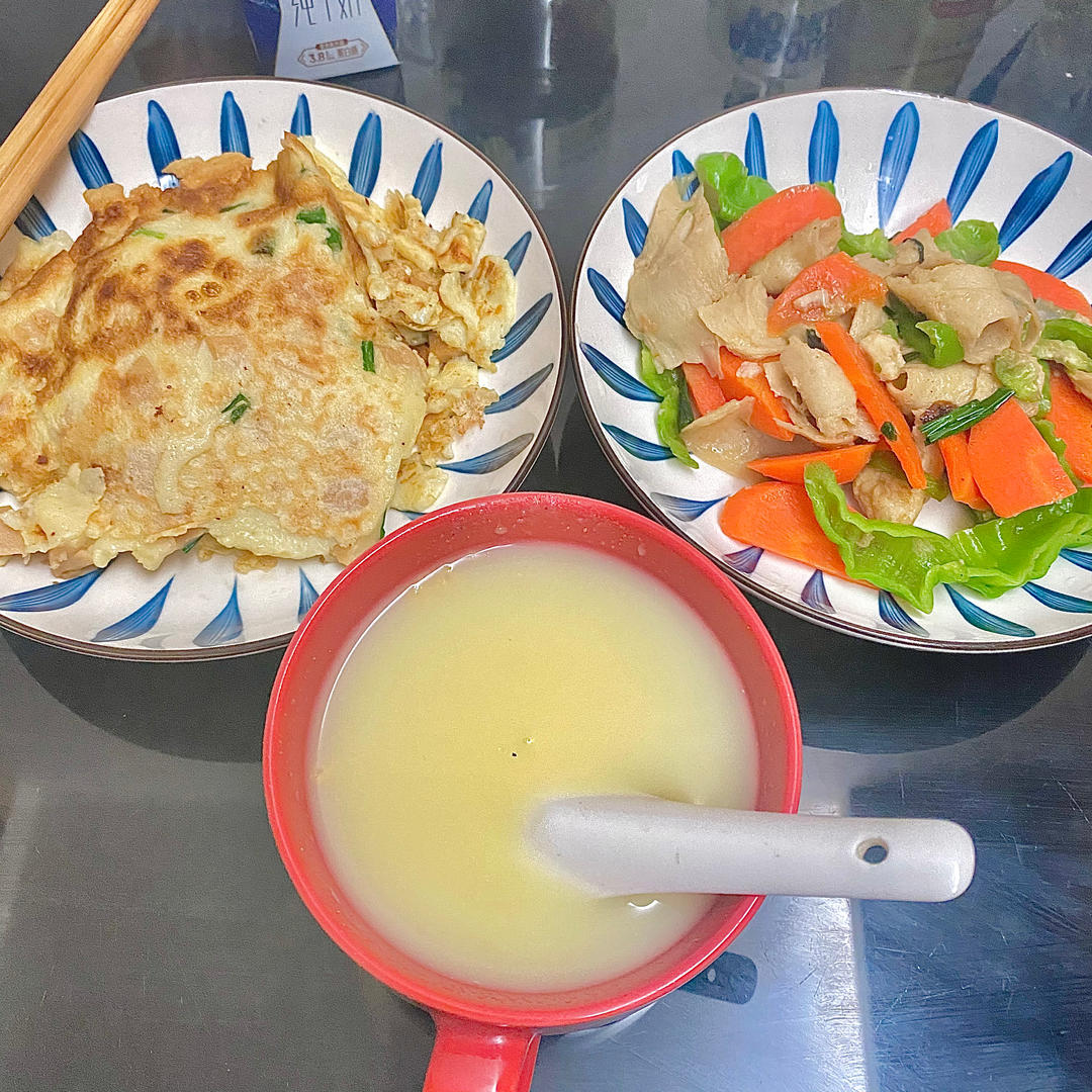 青椒炒豆皮