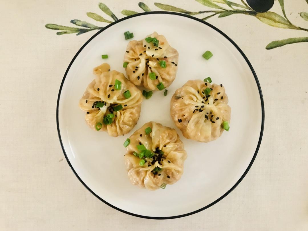 饺子皮版生煎包