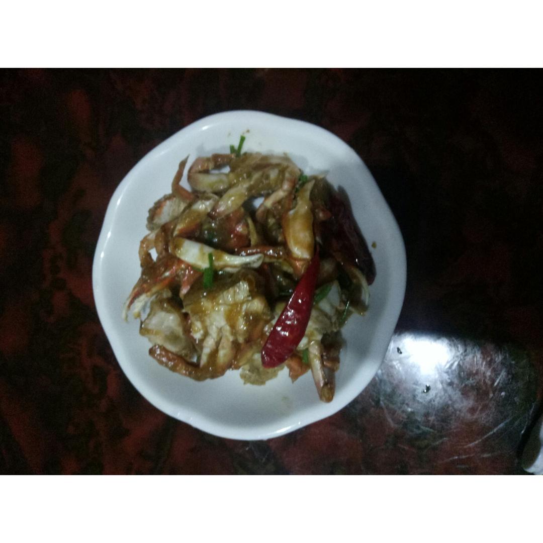 黑胡椒酱炒螃蟹