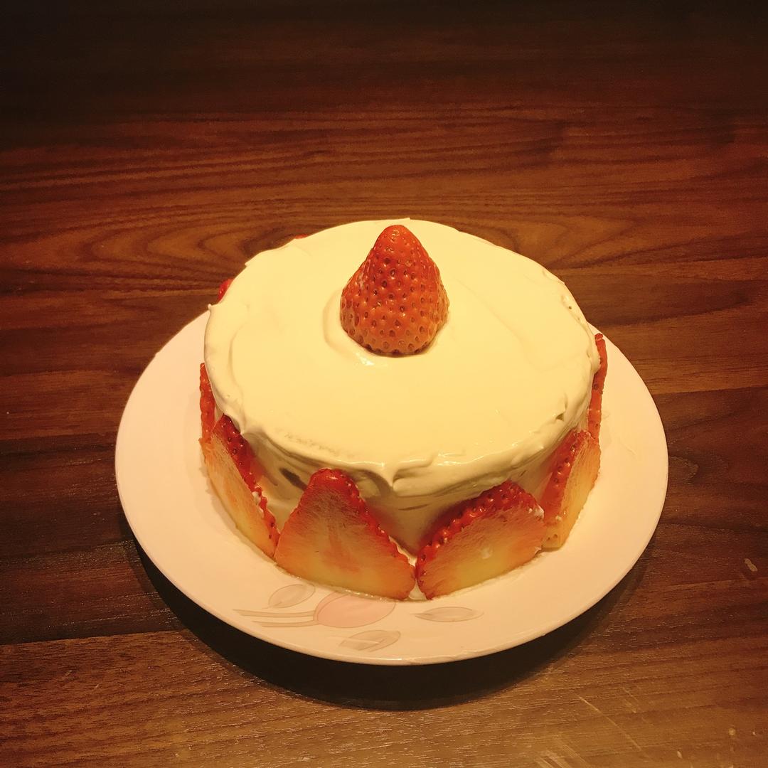《Tinrry+》草莓奶油蛋糕（8寸配方）