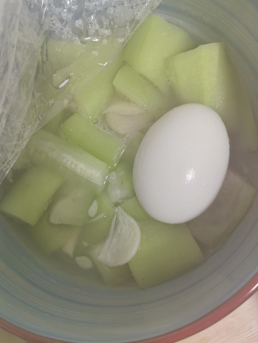 蒜片丝瓜 微波炉 不炒菜极简食谱