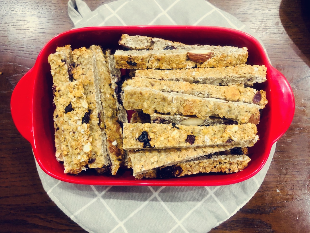 健康零食——燕麦香蕉坚果饼干