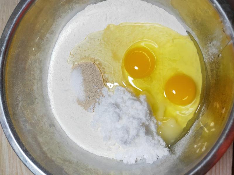 纯奶手撕吐司的做法 步骤1