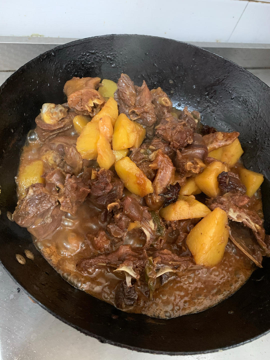 家常炖鸡块