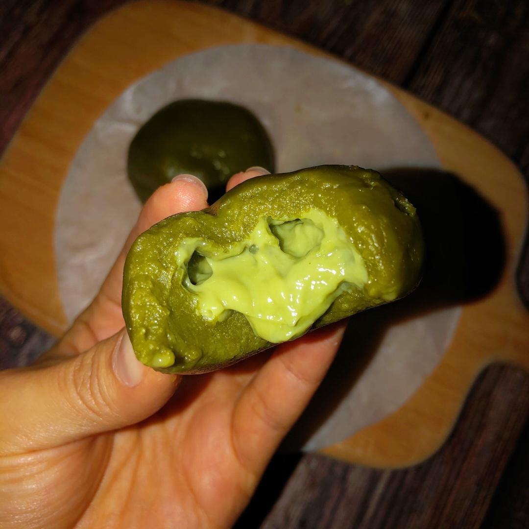 豆沙抹茶糯米团（后蒸法）