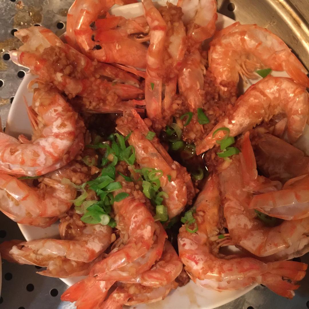 清蒸基围虾