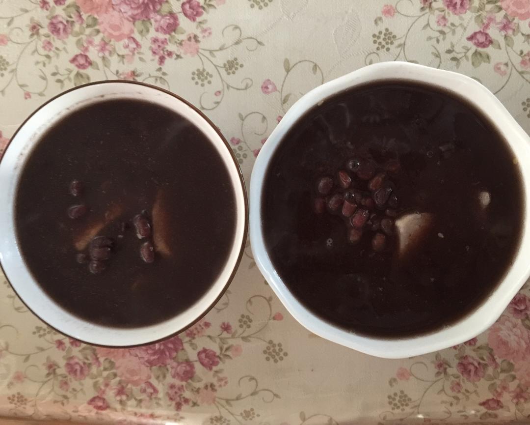烤年糕红豆汤