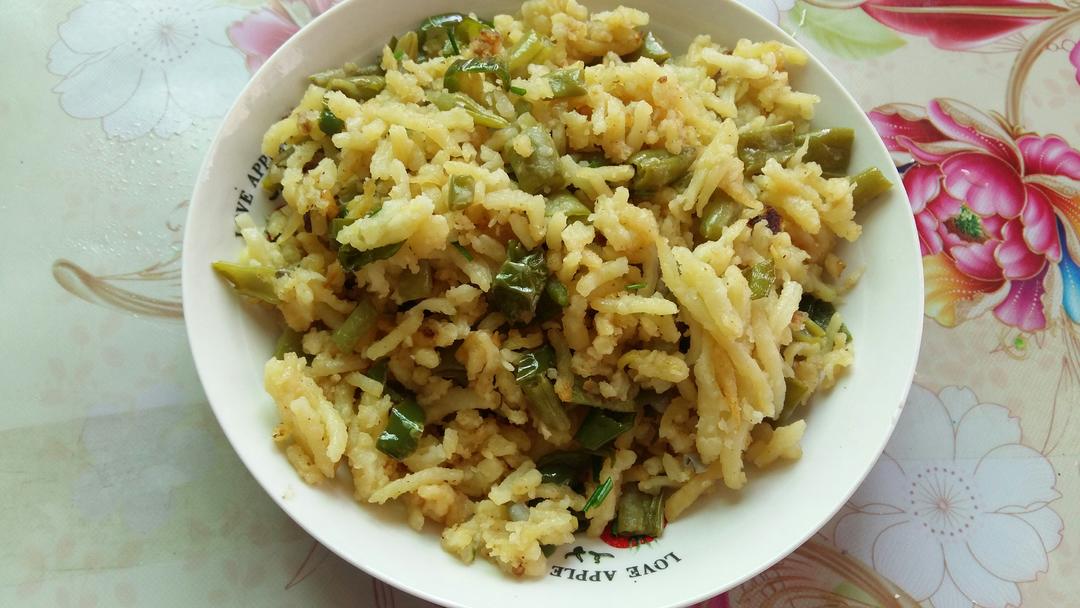 山野丸子~陕北(又名洋芋擦擦)的做法