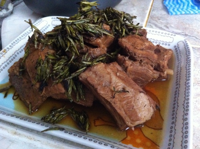 绿茶香排骨