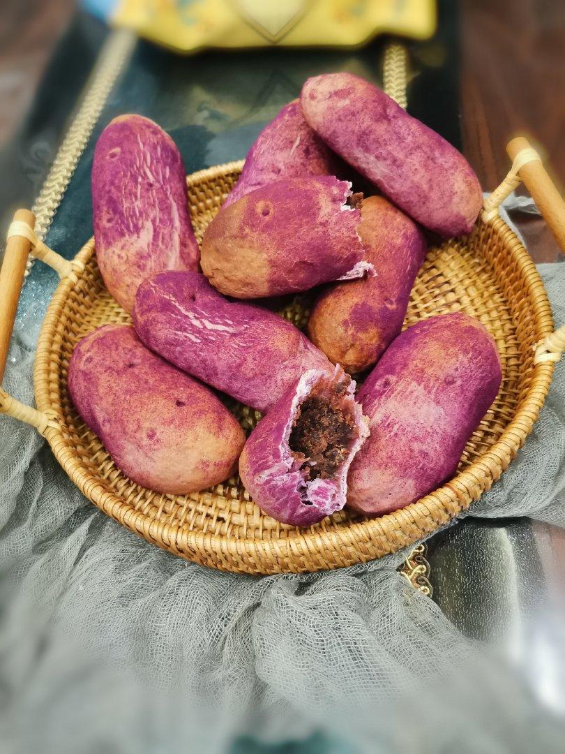 这是真的假🍠紫薯面包