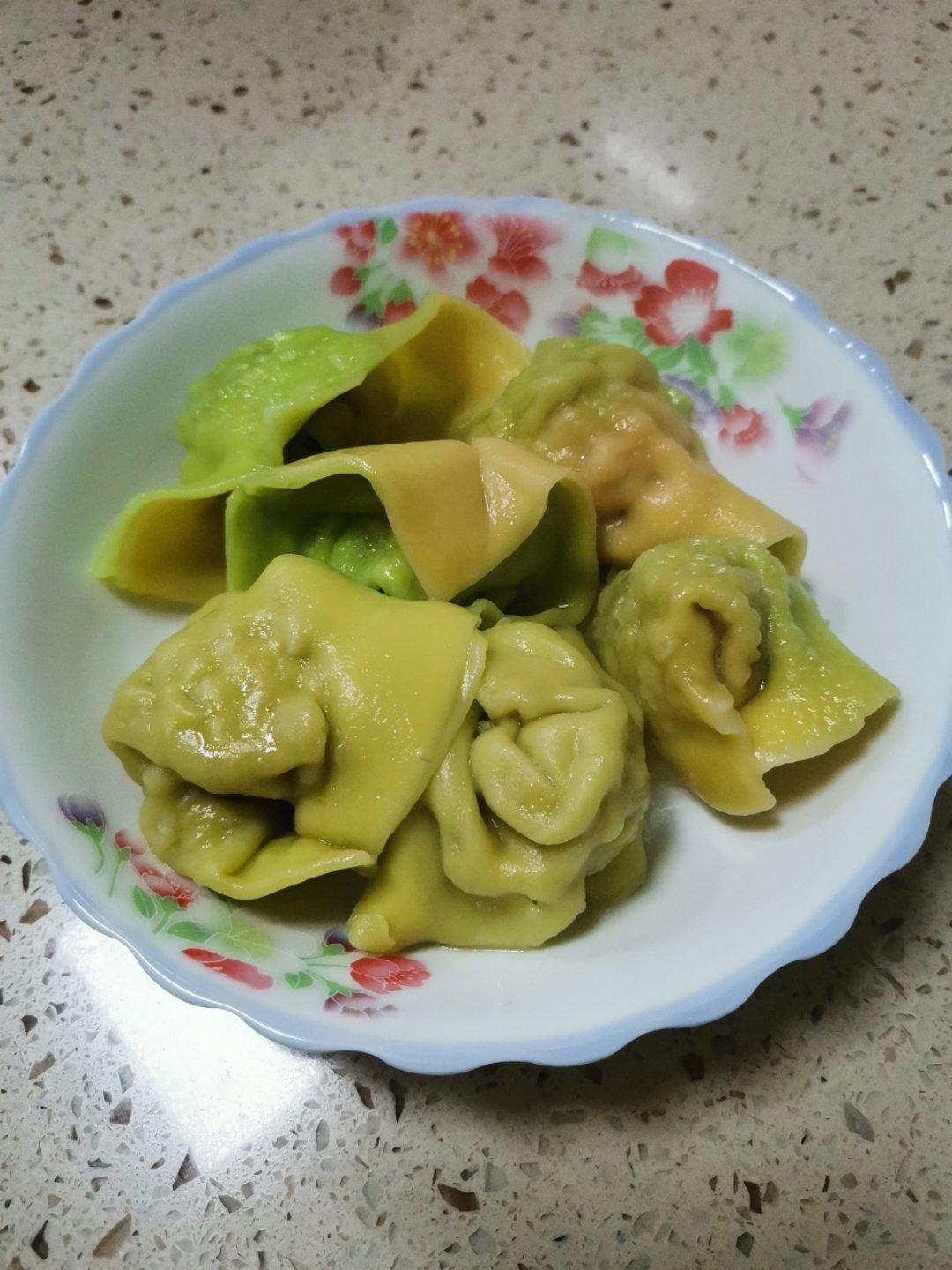四彩彩色馄饨(饺子皮)