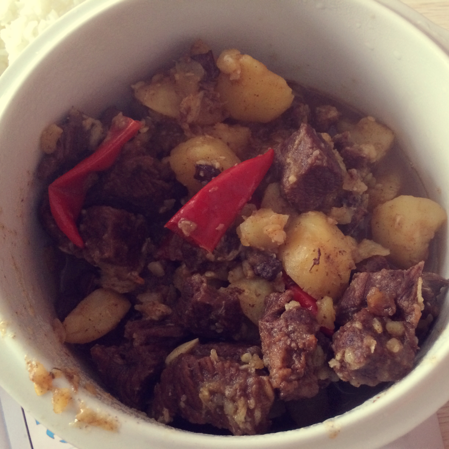 土豆炖牛肉