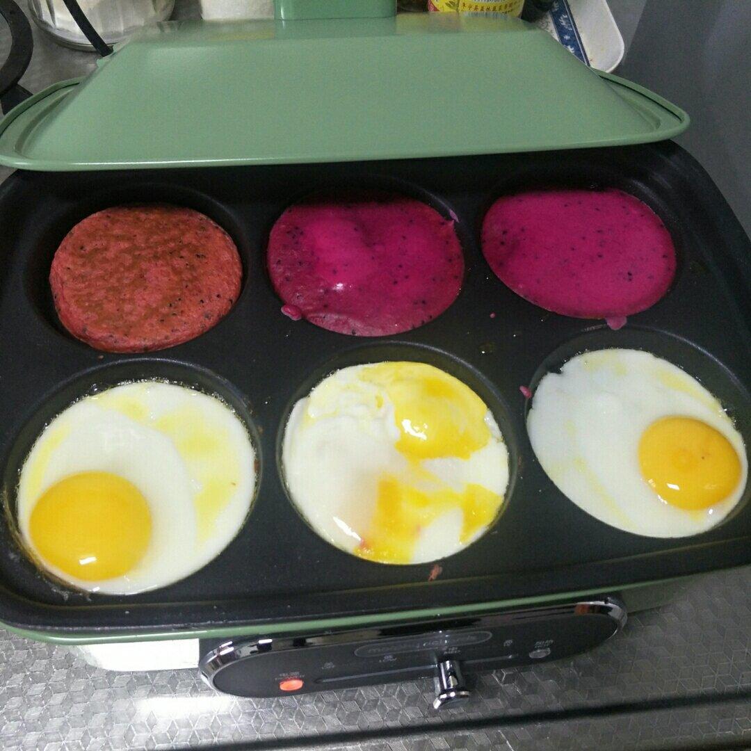 红心火龙果鸡蛋软饼