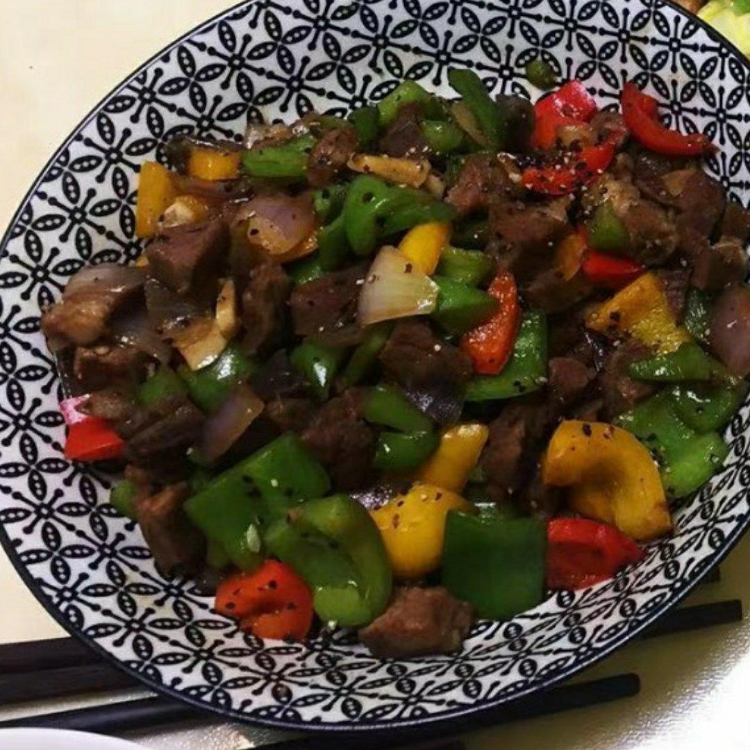 三色牛仔粒