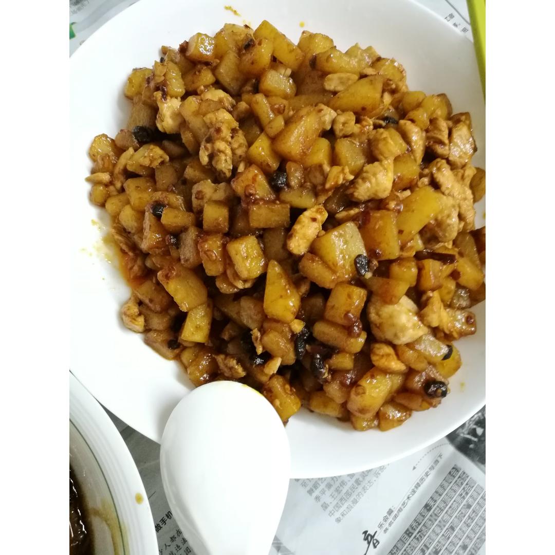 一道怎么做都好吃的干煎土豆鸡丁（红烧，咖喱，椒盐，孜然）