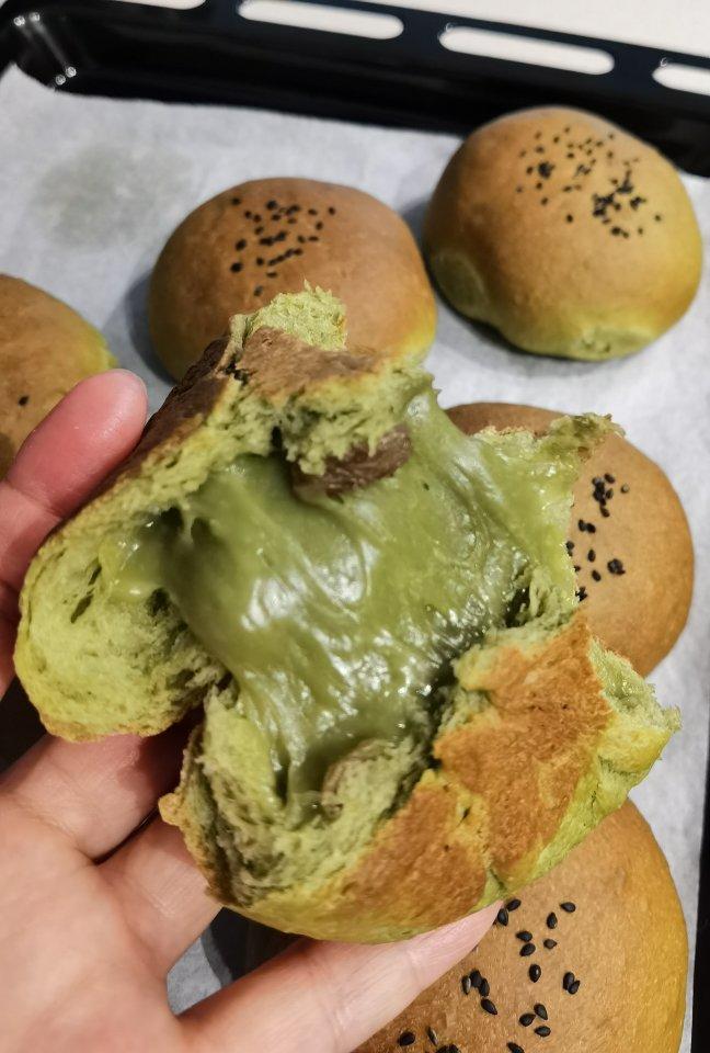 99%成功率的日式抹茶超软麻薯小餐包，1岁半的小孩都喜欢