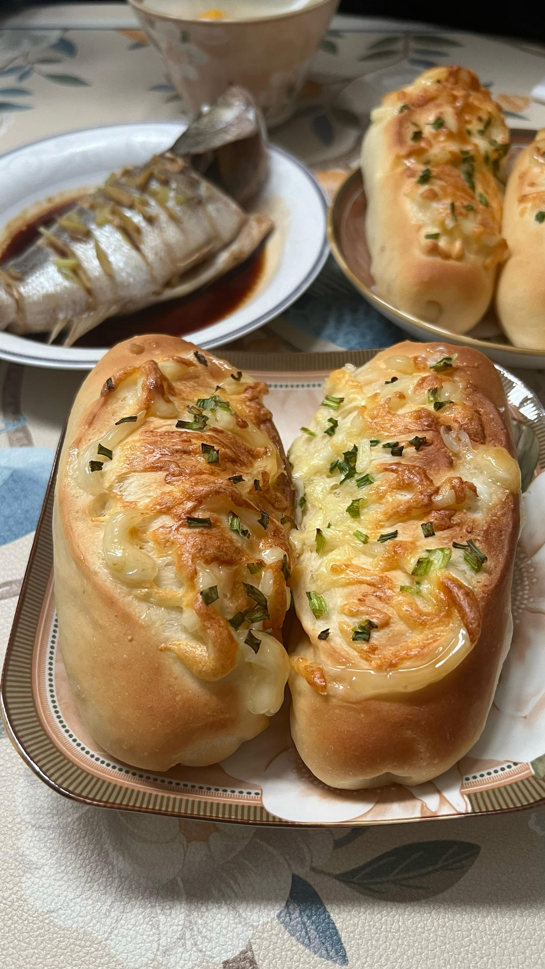 香葱芝士沙拉包！怎么会这么好吃！