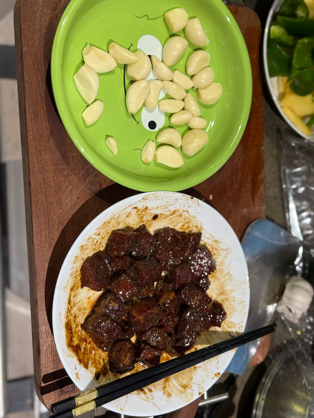 蒜香牛肉粒