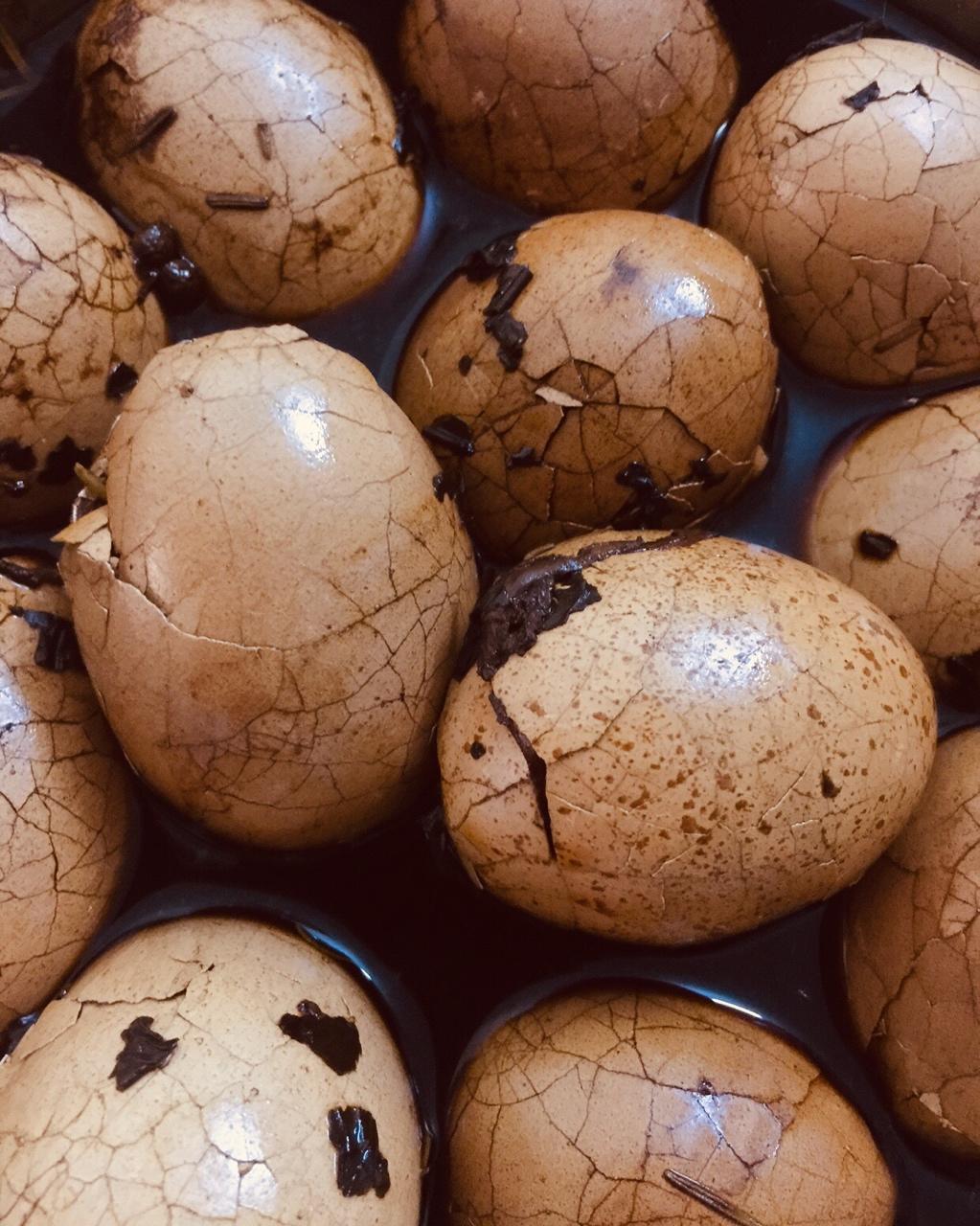 随意搭配的茶叶蛋