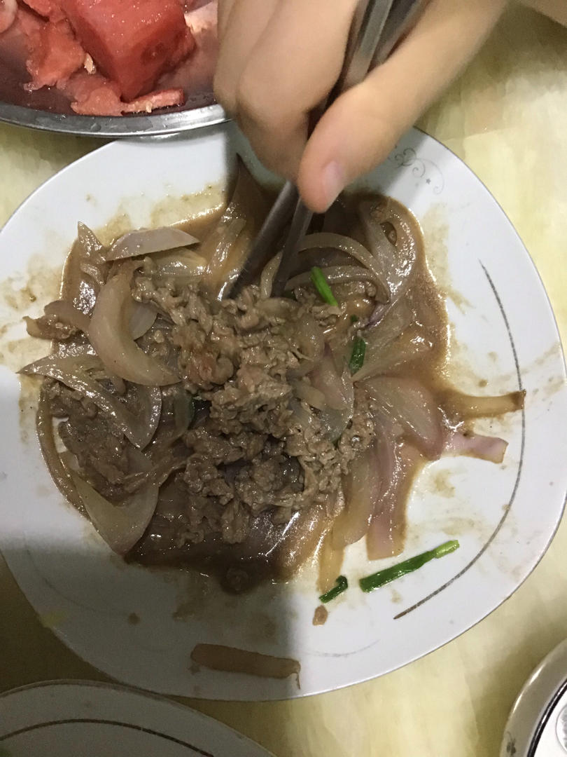 洋葱牛肉丝