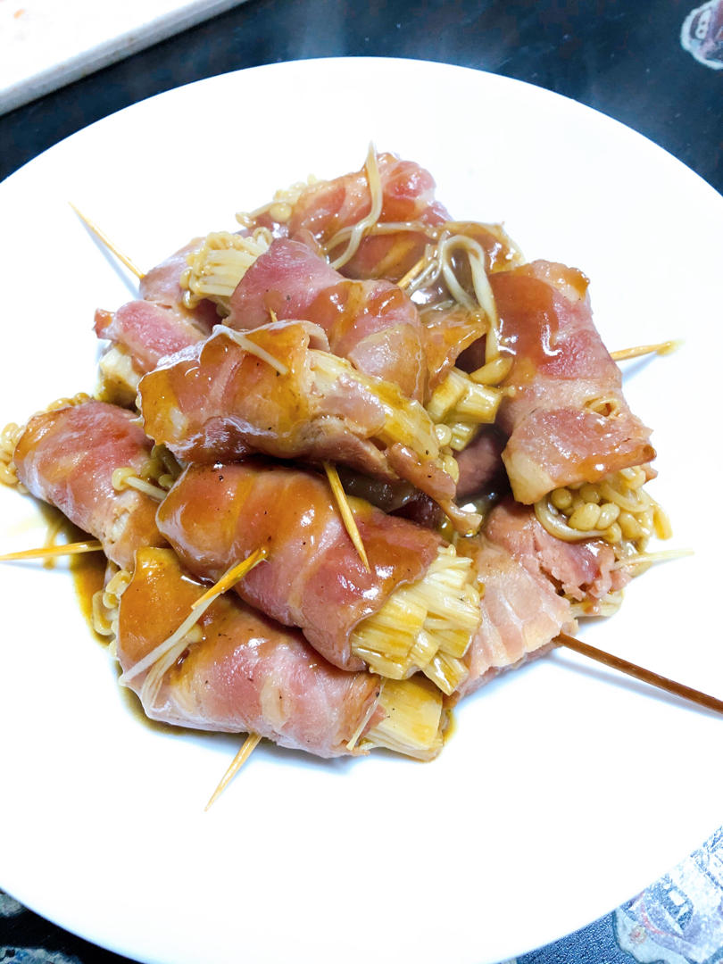 金针菇培根卷