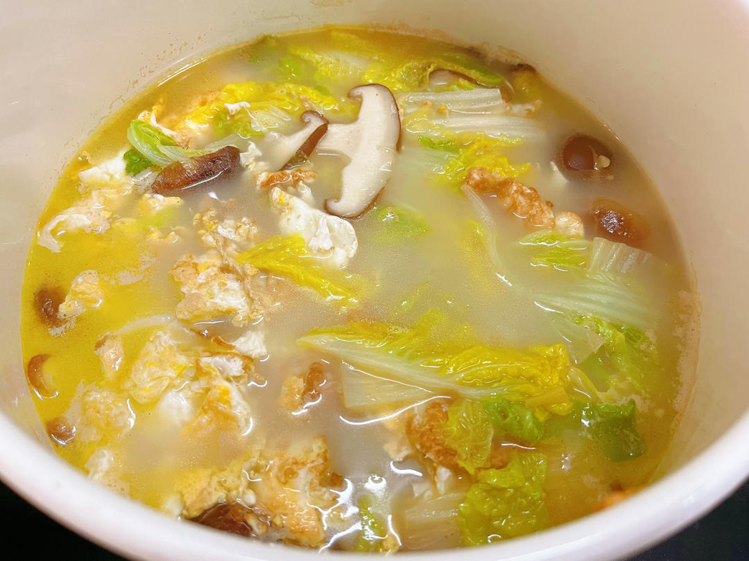 白菜鸡蛋汤