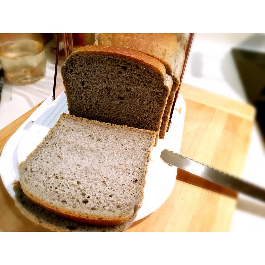 营养丰富的黑芝麻小吐司