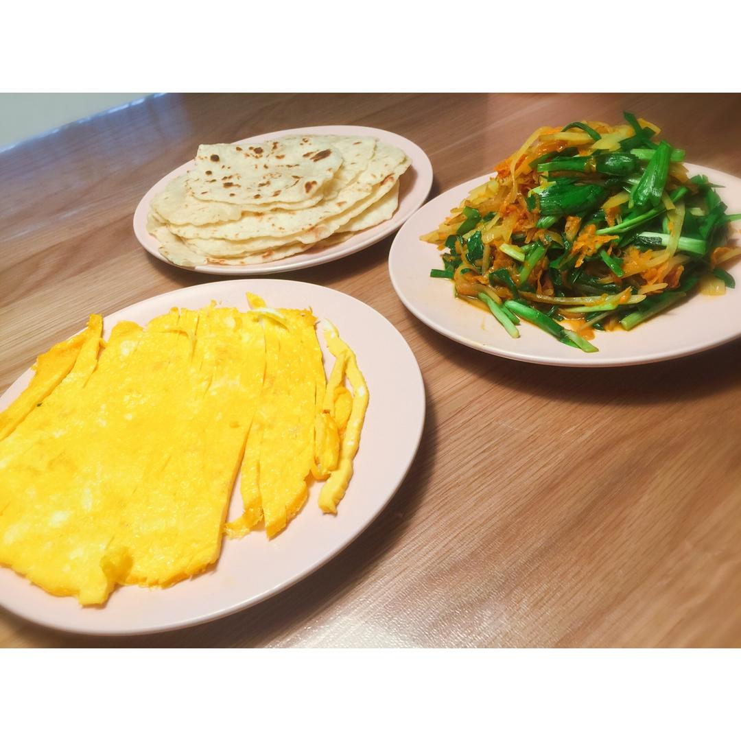 烙春饼(用视频告诉你，这饼有多软)