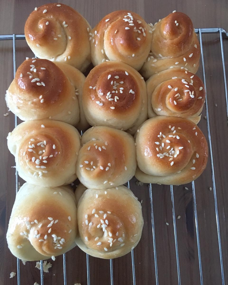 脆底蜂蜜小面包