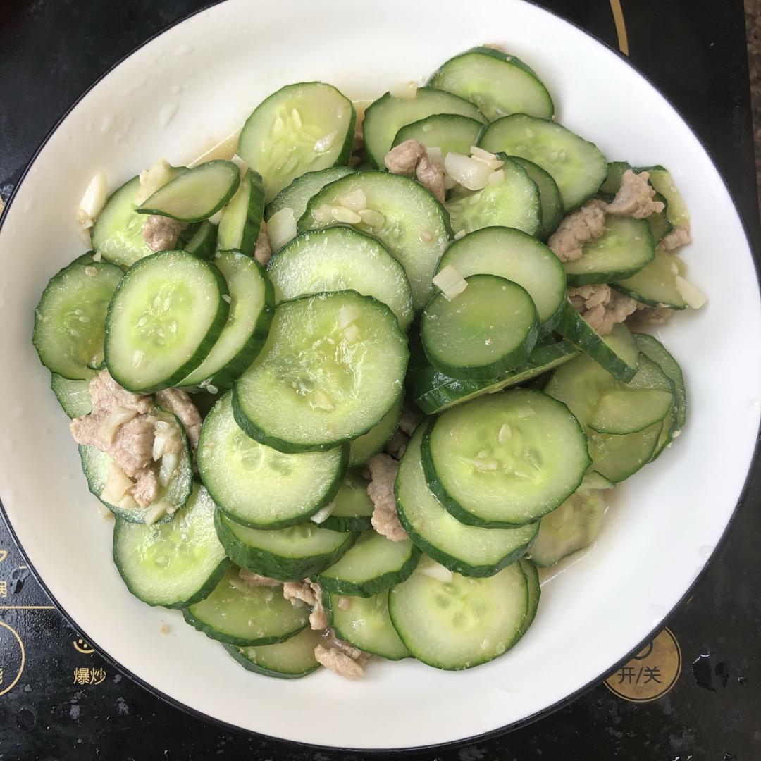黄瓜炒肉