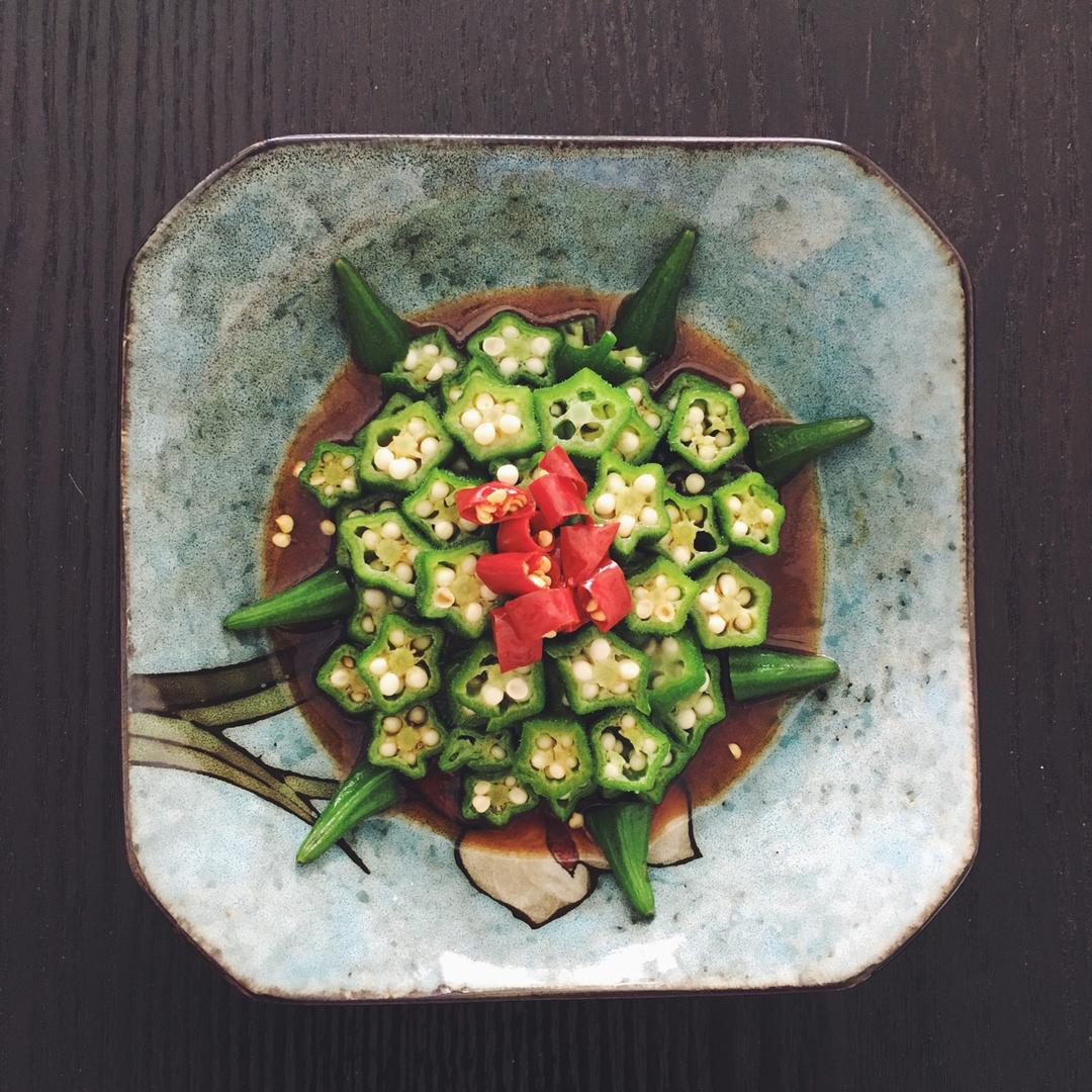 【白灼秋葵】清爽简单