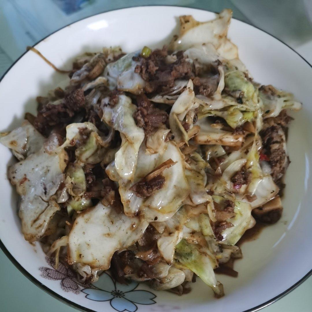 爆炸香💥肉沫炒卷心菜